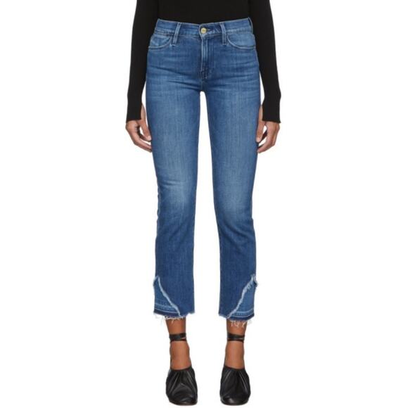 Frame Denim Le High Straight Released Hem Jeans Carl Wash Women’s Size 29 - Picture 1 of 12